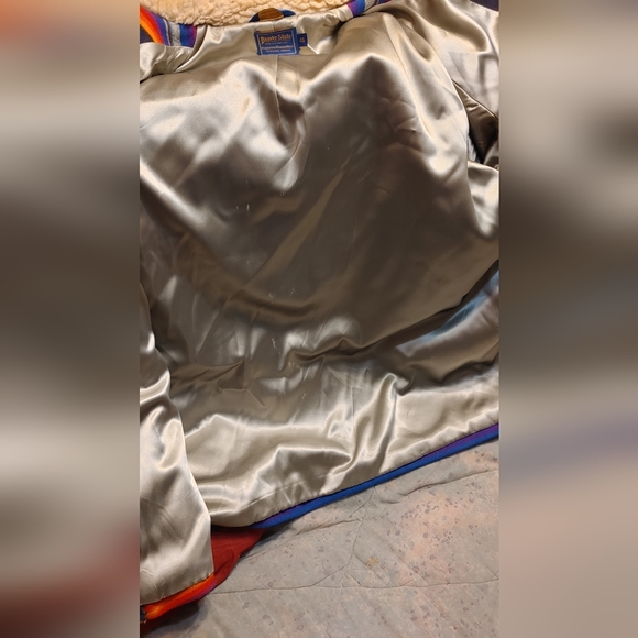 Mens Vintage Pendleton Stripe Cape Style coat - Picture 2 of 16